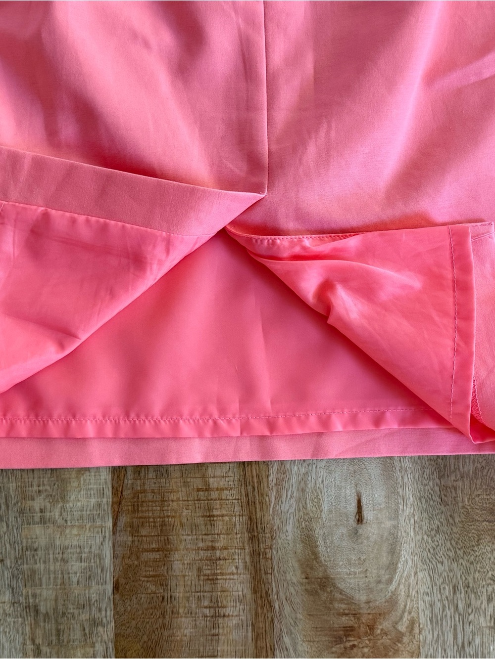 Liz Claiborne Coral Pink Pencil Skirt Size 8 Belted Lined Career Spring - Picture 5 of 10